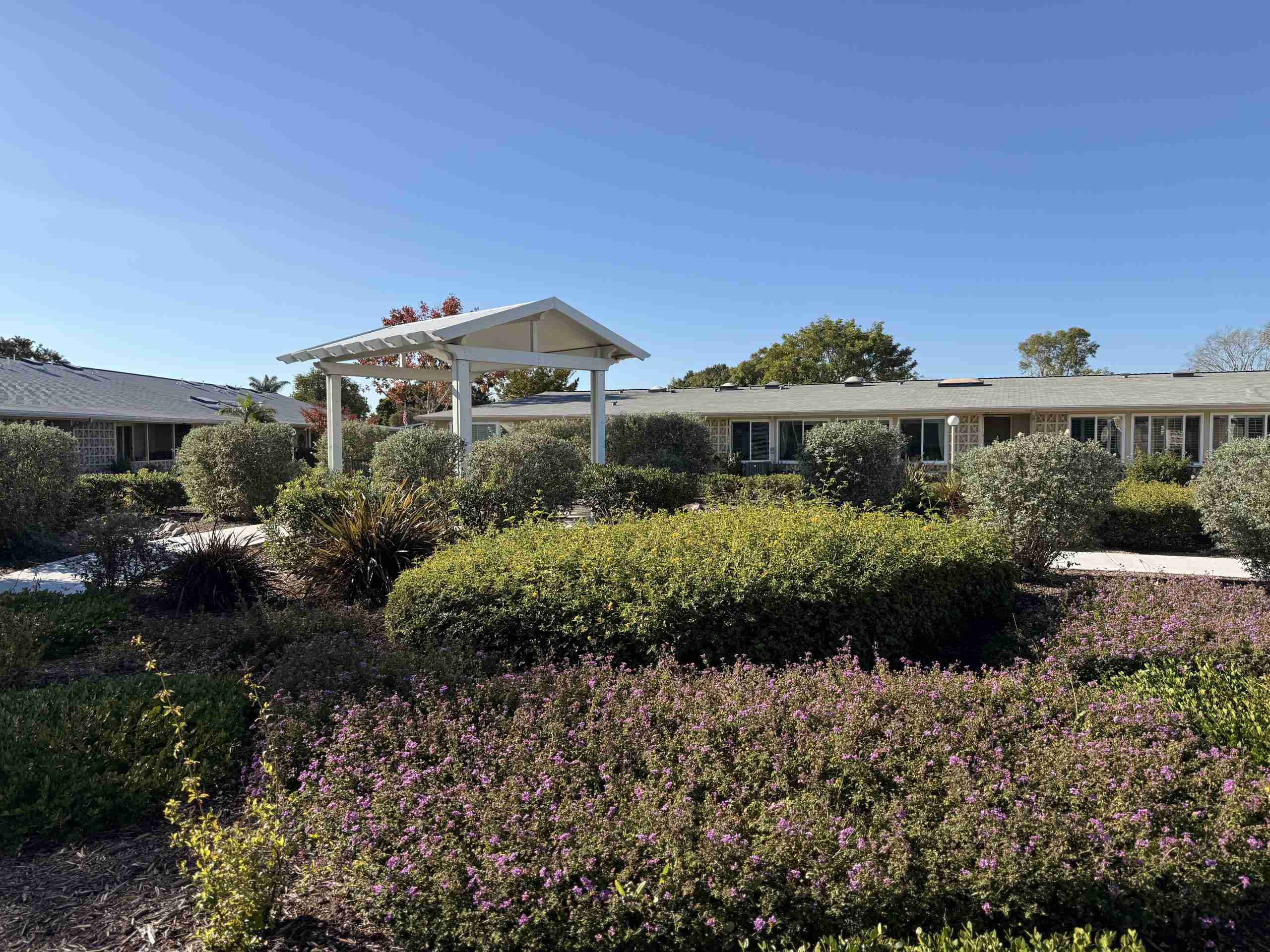 Mutual 1 Leisure World Seal Beach community landscaping and architecture.